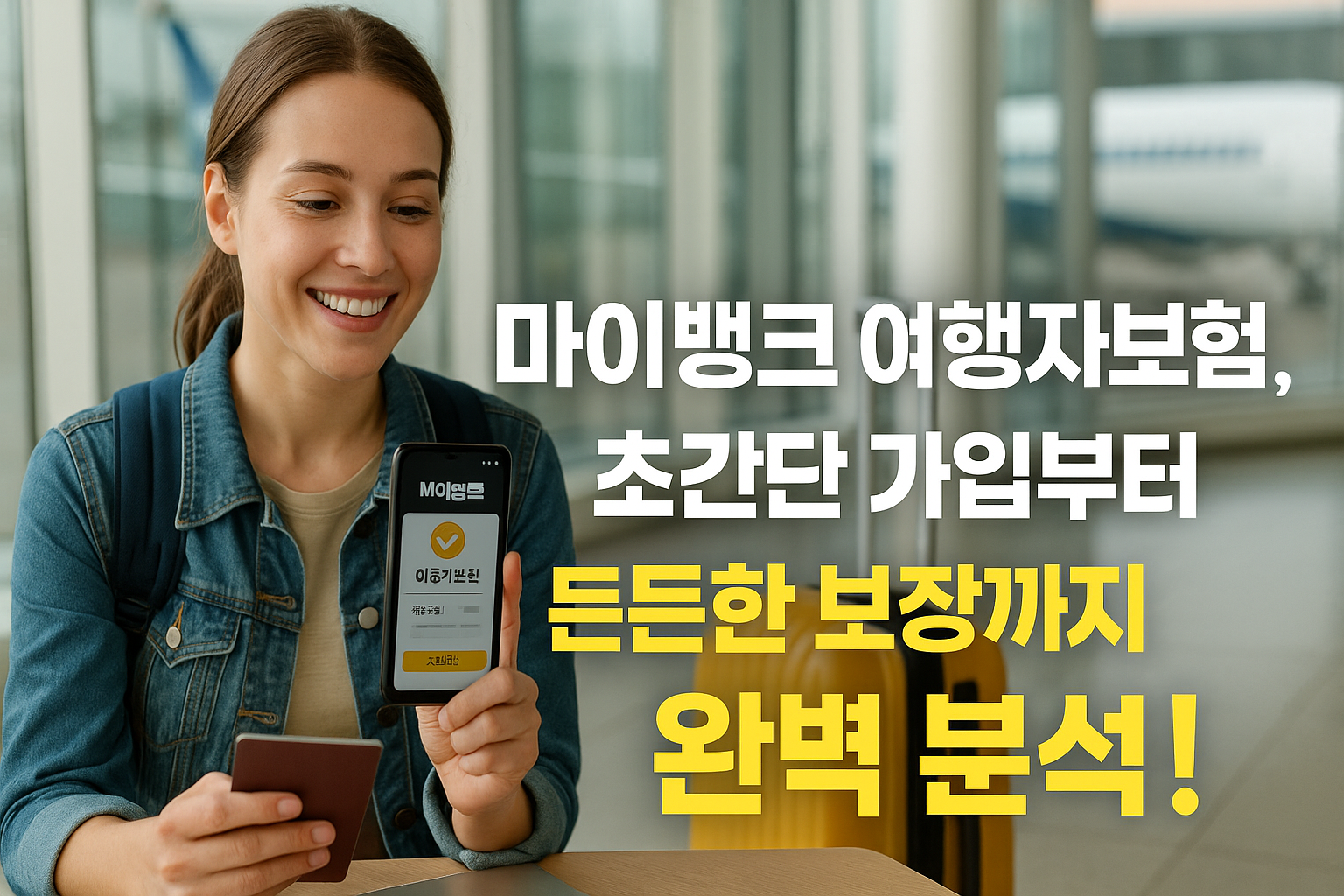 마이뱅크 여행자보험, 초간단 가입부터 든든한 보장까지 완벽 분석!